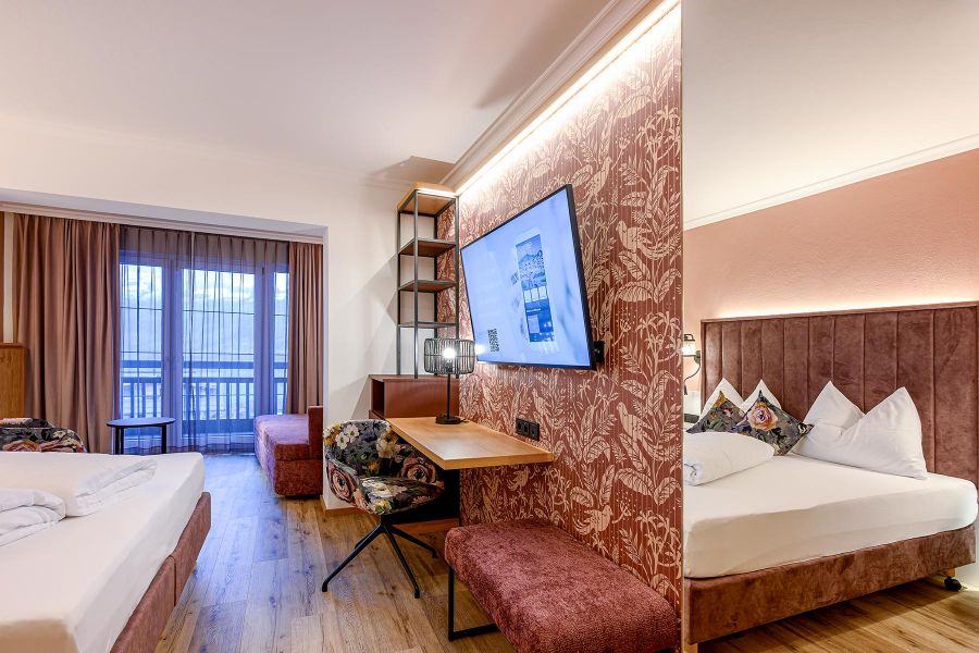 Neu renovierte Doppelzimmer im Hotel Schiestl